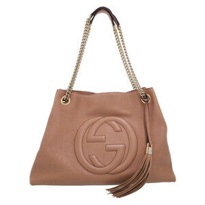 GUCCI Soho Interlocking GG Chain Shoulder Bag